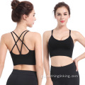 Criss Cross Back Bra Bra ruith airson Meud Plus